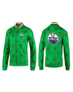 NHL Edmonton Oilers Zip Jackets Green