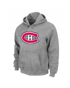 NHL Montreal Canadiens Big & Tall Logo Pullover Hoodie Grey
