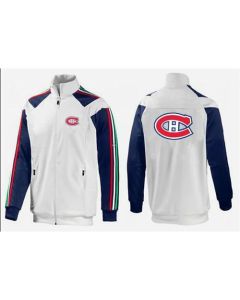 NHL Montreal Canadiens Zip Jackets White-1
