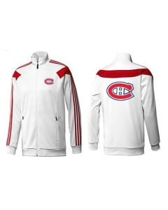 NHL Montreal Canadiens Zip Jackets White-2