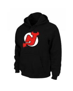 NHL New Jersey Devils Big & Tall Logo Pullover Hoodie Black