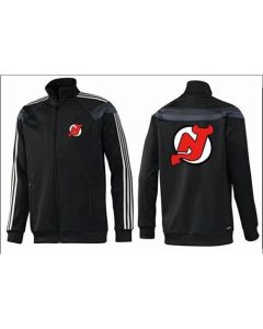 NHL New Jersey Devils Zip Jackets Black-2