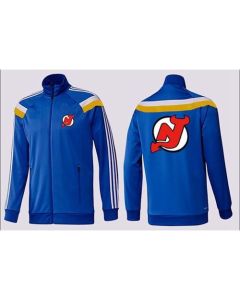NHL New Jersey Devils Zip Jackets Blue-2