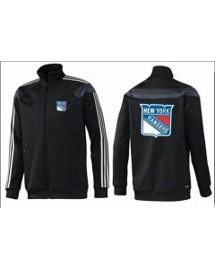 NHL New York Rangers Zip Jackets Black-1