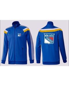 NHL New York Rangers Zip Jackets Blue-4