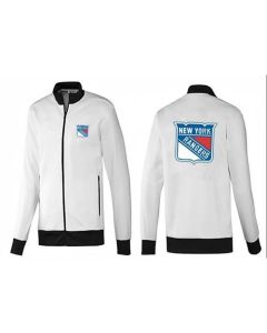 NHL New York Rangers Zip Jackets White-1