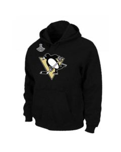 NHL Pittsburgh Penguins Big & Tall Logo Pullover 2016 Stanley Cup Champions Hoodie Black