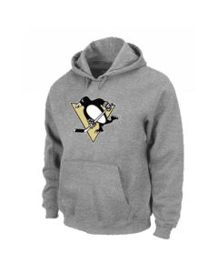 NHL Pittsburgh Penguins Big & Tall Logo Pullover Hoodie Grey