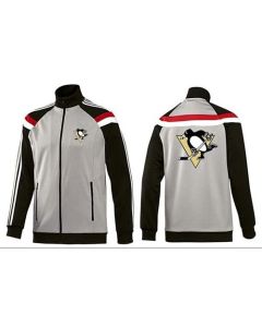 NHL Pittsburgh Penguins Zip Jackets Grey