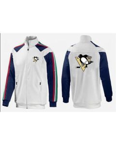 NHL Pittsburgh Penguins Zip Jackets White-1