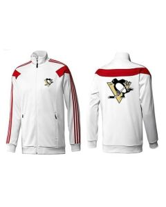 NHL Pittsburgh Penguins Zip Jackets White-2