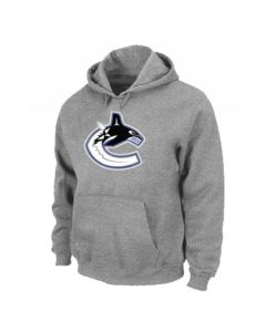 NHL Vancouver Canucks Big & Tall Logo Pullover Hoodie Grey