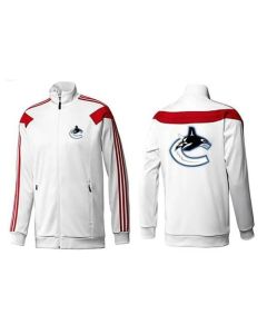 NHL Vancouver Canucks Zip Jackets White-1