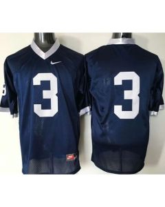 Nittany lions #3 Navy Blue Stitched NCAA Jersey