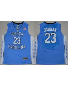North Carolina #23 Michael Jordan Blue Stitched NCAA Jersey