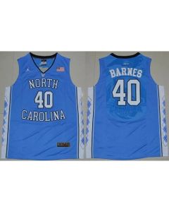 North Carolina #40 Harrison Barnes Blue Stitched NCAA Jersey