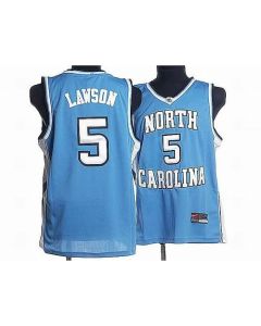 North Carolina #5 Ty Lawson Blue Stitched NCAA Jersey