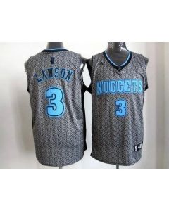 Nuggets #3 Ty Lawson Grey Static Fashion Stitched NBA Jersey