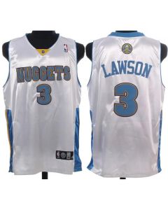 Nuggets #3 Ty Lawson Stitched White NBA Jersey