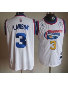 Nuggets #3 Ty Lawson White Hardwood Classic Stitched NBA Jersey