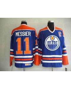 Oilers #11 Mark Messier Stitched Light Blue NHL Jersey