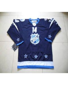 Oilers #14 Jordan Eberle 2012 All Star Navy Blue Stitched NHL Jersey