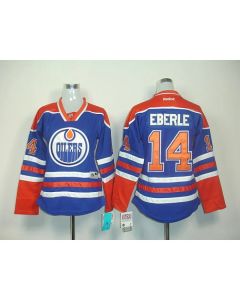 Oilers #14 Jordan Eberle Light Blue Women's Home Stitched NHL Jersey