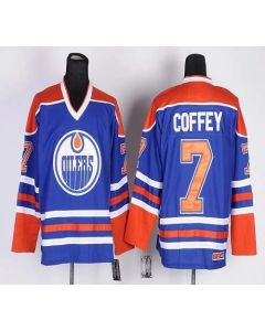 Oilers #7 Paul Coffey Light Blue CCM Throwback Stitched NHL Jersey