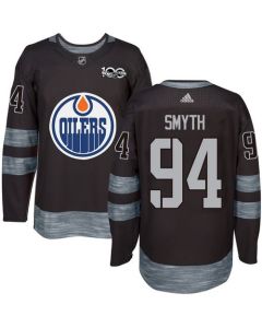 Oilers #94 Ryan Smyth Black 1917-2017 100th Anniversary Stitched NHL Jersey