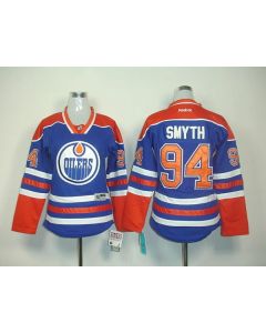 Oilers #94 Ryan Smyth Light Blue Women's Home Stitched NHL Jersey