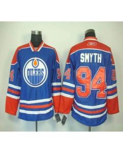 Oilers #94 Ryan Smyth Ligtht Blue Stitched Youth NHL Jersey