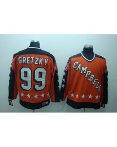 Oilers #99 Wayne Gretzky Stitched Orange NHL Jersey