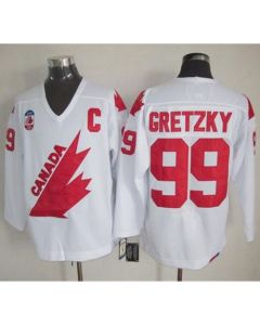 Olympic 1991 CA. #99 Wayne Gretzky White CCM Throwback Stitched NHL Jersey