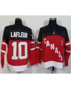 Olympic CA. #10 Guy Lafleur Red 100th Anniversary Stitched NHL Jersey