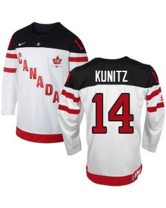 Olympic CA. #14 Chris Kunitz White 100th Anniversary Stitched NHL Jersey