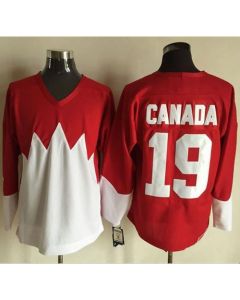 Olympic CA. #19 Canada Red/White 1972 Commemorative CCM Stitched NHL Jersey
