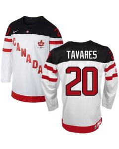 Olympic CA. #20 John Tavares White 100th Anniversary Stitched NHL Jersey