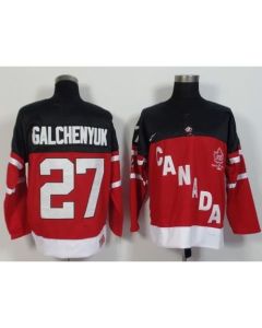 Olympic CA. #27 Alex Galchenyuk Red 100th Anniversary Stitched NHL Jersey