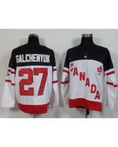 Olympic CA. #27 Alex Galchenyuk White 100th Anniversary Stitched NHL Jersey