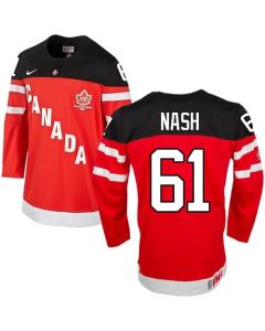 Olympic CA. #61 Rick Nash Red 100th Anniversary Stitched NHL Jersey