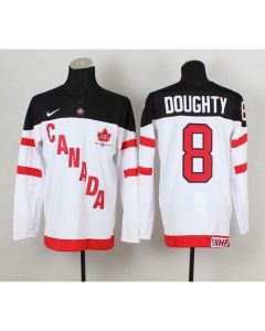 Olympic CA. #8 Drew Doughty White 100th Anniversary Stitched NHL Jersey