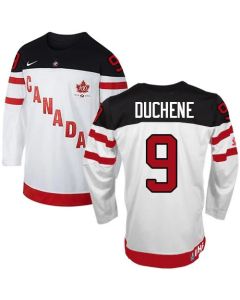 Olympic CA. #9 Matt Duchene White 100th Anniversary Stitched NHL Jersey