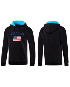 Olympic Team USA Pullover Hoodie Black & Blue