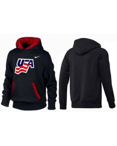 Olympic Team USA Pullover Hoodie Black/Red