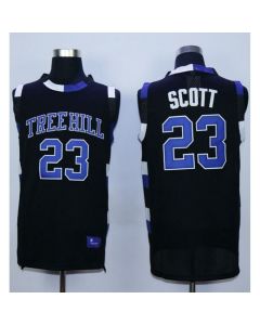 One Tree Hill Ravens #23 Nathan Scott Black Stitched Basketball Jersey