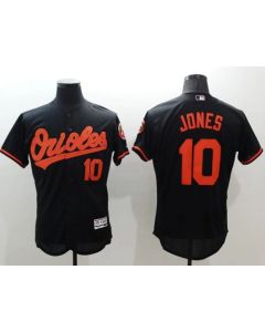 Orioles #10 Adam Jones Black Flexbase Authentic Collection Stitched MLB Jersey