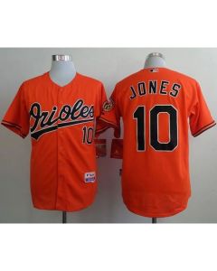 Orioles #10 Adam Jones Orange Cool Base Stitched MLB Jersey