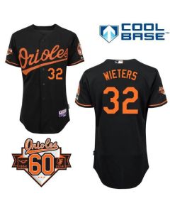 Orioles #32 Matt Wieters Black Cool Base Stitched MLB Jersey