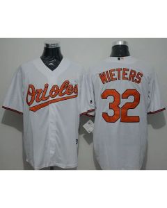 Orioles #32 Matt Wieters White New Cool Base Stitched MLB Jersey