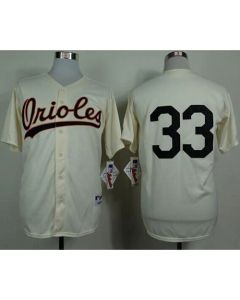 Orioles #33 Eddie Murray Cream 1954 Turn Back The Clock Stitched MLB Jersey